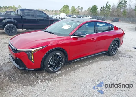 2025 Kia K4 Gt-Line z USA, uszkodzony, nr VIN 3KPFW4DE3SE194555